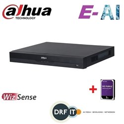 Dahua NVR5216-EI 16 kanaals EI H.265 Network Video Recorder incl 2TB HDD