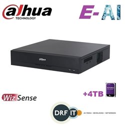 Dahua NVR5864-EI 64 kanaals EI 2U 8HDDs WizMind NVR incl 4TB HDD