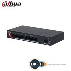 Dahua PFS3009-8ET1GT-96-V2 9-Port Unmanaged Desktop Switch with 8-Port PoE