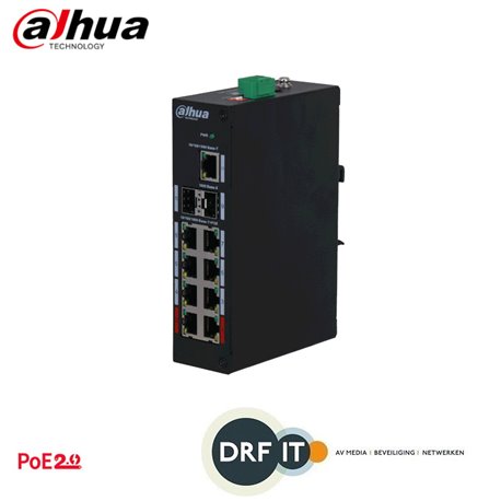 Dahua PFS3211-8GT-120 11-Port Unmanaged Desktop Switch with 8-Port PoE