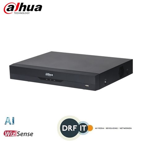 Dahua XVR5104H-4KL-I3-4P/1TB 4 Channels Penta-brid 4K-N/5MP Mini 1U 1HDD WizSense Digital Video Recorder