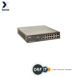 Barox BX-SW-LGSP23-10G 19" Switch 10xRJ45, 2xSFP L3 Managed PoE