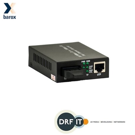 Barox BX-MC-9500-S Media Converters SM for 10/100Mbit/s + Fiber 1000Mbit/s