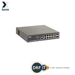 Barox BX-SW-LGSP28-10 19" Switch 8xRJ45, 2xSFP Managed PoE+ and DMS