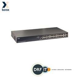 Barox BX-SW-LGSP23-26 19" Switch 24xRJ45, 2xSFP Managed PoE+ and DMS