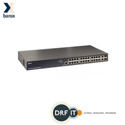 Barox BX-SW-LGS23-26 19" Switch 24xRJ45, 2xSFP Managed and DMS