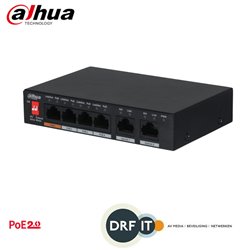 Dahua PFS3006-4ET-60-V2 6-Port 10/100Mbps Unmanaged Desktop Switch with 4 PoE Ports