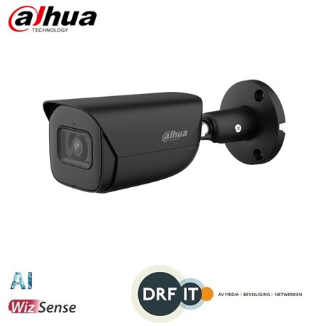 Dahua IPC-HFW3441EP-AS-0280B-S2 black 4 MP IR Fixed-focal Bullet WizSense Network Camera