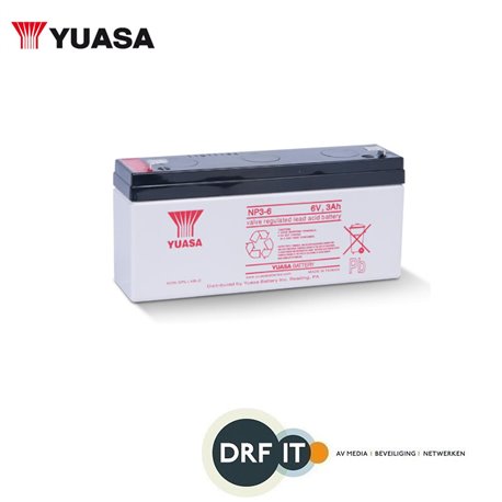 Yuasa Y-NP3-6 NP batterij 6v 3A