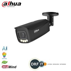 Dahua IPC-HFW5849T1-ASE-LED / IPC-HFW5849T1P-ASE-LED Black 8MP Full-color Fixed-focal Warm LED Bullet WizMind 2.8mm