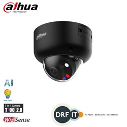 Dahua IPC-HDBW3549R1P-ZAS-PV 5MP TiOC2.0 Smart Illumination Vari-focal Dome WizSense Network Camera 2.7-13.5mm ZWART
