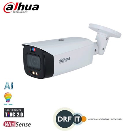 Dahua IPC-HFW3549T1P-ZAS-PV 5MP Smart Dual Illumination Active Deterrence Vari-focal Bullet WizSense Network Camera