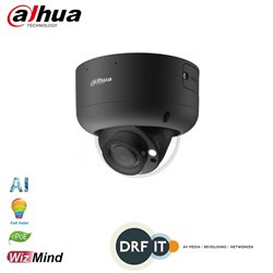 Dahua IPC-HDBW5449R1P-ZE-LED Zwart 4MP Full-color Vari-focal Warm LED Dome WizMind Network Camera