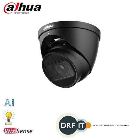 Dahua IPC-HDW3541T-ZS-S2 / IPC-HDW3541TP-ZS-S2 5MP Motorized 2.7-13.5mm IR Dome Camera Zwart