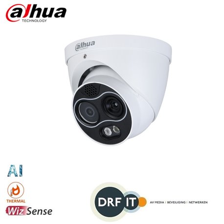 Dahua TPC-DF1241-D3F4 4MP Thermal 256x192 Network Mini Hybrid Eyeball Camera