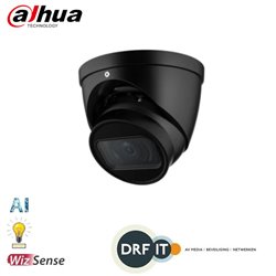 Dahua IPC-HDW3441T-ZAS / IPC-HDW3441TP-ZAS Zwart 4MP Lite AI IR Vari-focal Eyeball Network Camera ZWART