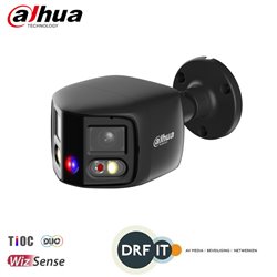 Dahua IPC-PFW3849SP-A180-E2-AS-PV-0280B-black 2x4MP TiOC Duo Splicing Fixed-focal Bullet WizSense Network Camera