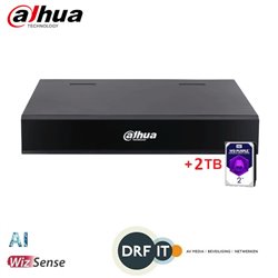 Dahua DH-XVR7416L-4K-I3 16 Channels Penta-brid 4K 1.5U 4HDDs WizSense Digital Video Recorder + 2 TB HDD