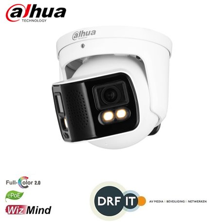 Dahua IPC-PDW5849-A180-E2-ASTE 2×4MP Full-Color Dual-Lens Splicing WizMind Eyeball