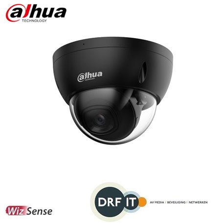 Dahua IPC-HDBW2441E-S-B 4MP IR Fixed-focal Dome WizSense Network Camera 2.8mm Zwart