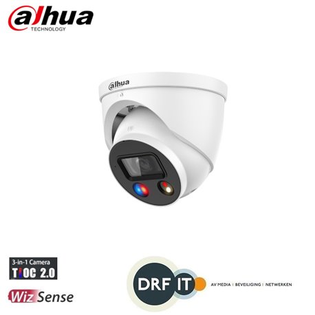 Dahua IPC-HDW3449HP-AS-PV-28-S5 4MP TiOC3.0 Smart Dual Illumination Active Deterrence Fixed-focal Eyeball WizSense 2.8mm