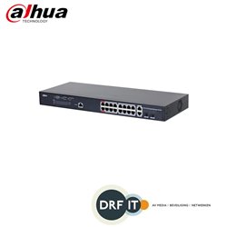 Dahua PFS4218-16GT-130 16-Poort Cloud Managed Desktop Gigabit Poort Switch PoE
