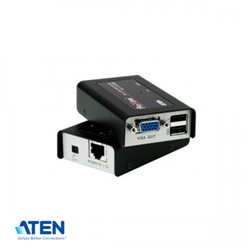 Aten CE100 KVM VGA, USB 2.0 KVM-Extender (verlenging) via netwerkkabel RJ45 100 m 