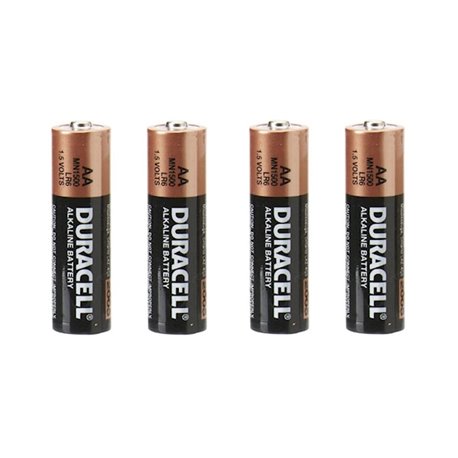 Set van 4 stuks 1,5V AA batterijen