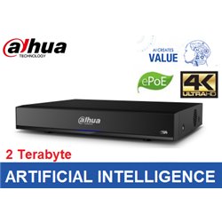 Dahua NVR4216-16P-I 16 kanaals 16 x PoE 1U AI Network Video Recorder incl 2TB HDD