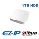 Dahua EZIP-NVR2B04-4P EZ-IP NVR 4 kanalen Smart 1U H.265 4x PoE Network Video Recorder+ 1TB HDD