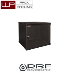 WP Rack WPN-RWB-12606-B Wandbehuizing , 12 HE, 60 cm breed, 63,5cm hoog, 60 cm diep, zwart 