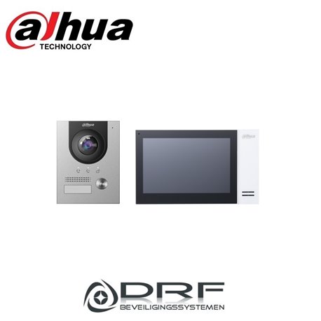 Dahua Intercom kit: VTH2421FW-P, VTO2202F-P en PFS3005-4ET-60