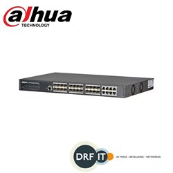 Dahua PFS5924-24X L2+ Managed Switch, 16*1000M SFP ports, 8* Combo 1000BASE-T/SFP ports