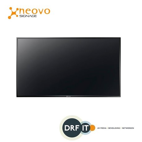 Neovo QM55 55" Slim Bezel Digitale signage flatscreen 138,7 cm (54.6") LCD 4K Ultra HD Zwart