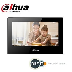 Dahua VTH5321GB-W Android 7-inch digital indoor monitorZwart