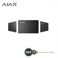 Ajax Alarmsysteem AJ-PAS/Z Toegangspas 3 stuks, Zwart