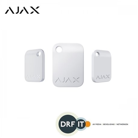 Ajax AJ-TAG Sleuteltag 3 stuks, Wit