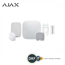 Ajax Alarmsysteem AJ-KITPLUS1 WIT: Hub 2, Keypad Plus, Tag, MotionProtect, Doorprotect, HomeSiren
