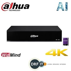 Dahua NVR5864-I/L  64 kanaals 2U 8HDDs WizMind NVR incl 4TB HDD