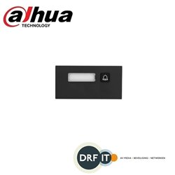Dahua DHI-VTO4202FB-MB1 1 drukknop module voor modulaire intercom, zwart