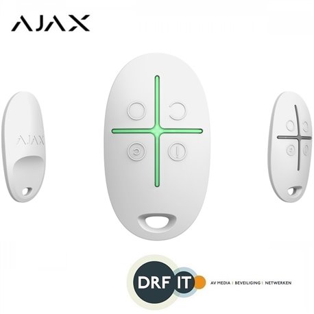 Ajax Alarmsysteem AJ-SPACE SpaceControl, wit, draadloze afstandsbediening