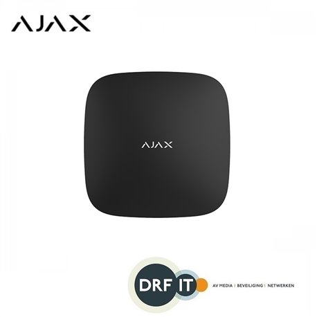 Ajax Alarmsysteem AJ-HUB2/Z Hub 2, zwart, met 2x GSM en LAN communicatie