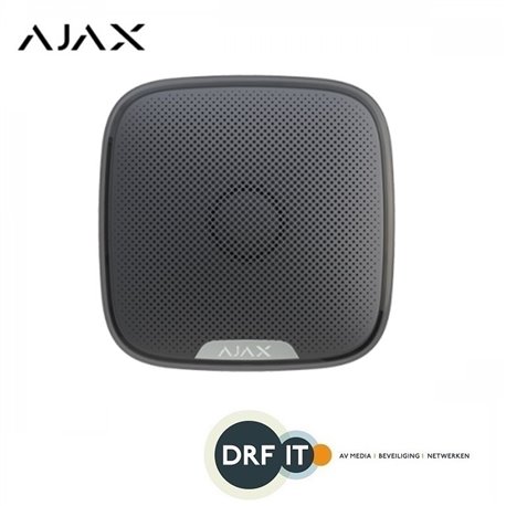 Ajax Alarmsysteem AJ-STREET/Z StreetSiren, zwart, draadloze buitensirene met LED