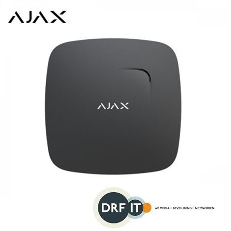 Ajax Alarmsysteem AJ-FIRE/Z FireProtect, zwart, draadloze optische rookmelder 