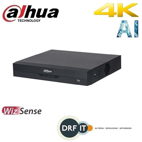 Dahua XVR5108HS-4KL-I3 8 Channel Penta-brid 4K-N/5MP Compact 1U 1HDD WizSense Digital Video Recorder