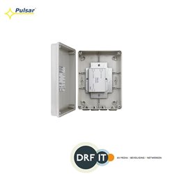 Pulsar PS-EXT-POE2H PoE Extender incl. behuizing IP56. 1xPoE IN - 2x PoE UIT