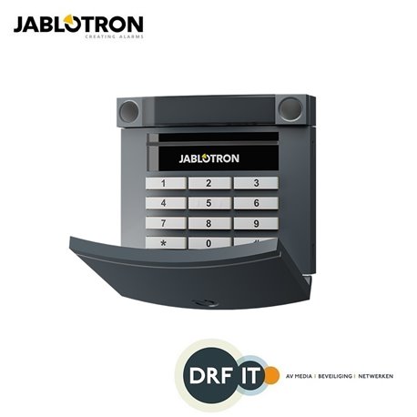 JA-113E-AN, BUS codebedienpaneel met RFID en toetsenbord - antraciet